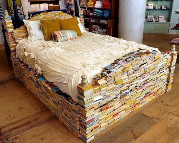 Bed of books
